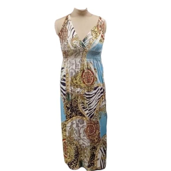 Touch of LA Maxi dress very flattering fit size P/L - Picture 1 of 13